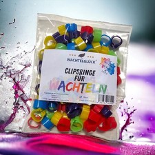 WachtelGlück® Clipsringe für Wachteln