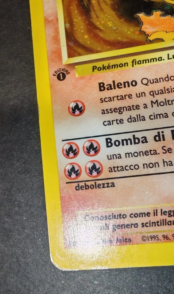 Moltres Holo 1ª Edizione Fossil 12/62 ITA – Carta Pokémon Rara Olografica - Immagine 2 di 3