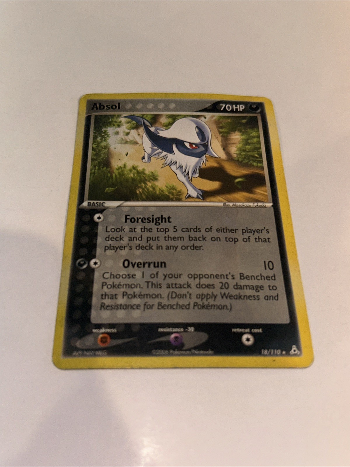 Absol 18/110 Holon Phantoms Regular Pokemon TCG
