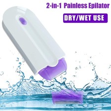 2-in-1 Epilator Women Painless Touch Facial Body Hair Removal Depilator Shaver.