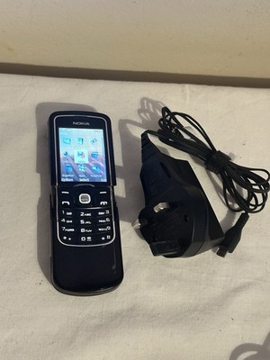 Nokia 8600 Luna Slider Handy schwarz, Vodafone funktionstüchtig Sammlerstück 8600d