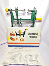 Stainless Steel Hand Crank Orange Twist Peele...