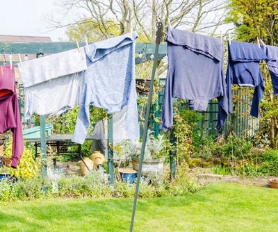 Ausziehbare Stützenleine strapazierfähig Outdoor Wäscheleine Stützstange 2,4 m UK