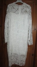 ladies white lace dress from Shein size XL(14)NWOT