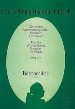 6 Wurttembergischen Sonaten Wtq 49 | Carl Philipp Emanuel Bach | Partitur