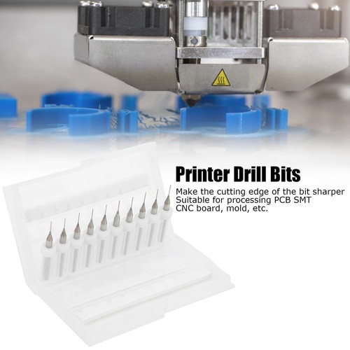 10 Stück 0 4 Mm Reinigungsnadel Düsenbohrer Micro Spiralbohrer PCB - Afbeelding 11 van 14