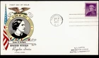 DR WHO 1955 FDC SUSAN B ANTHONY 50C FLUEGEL CACHET R74724