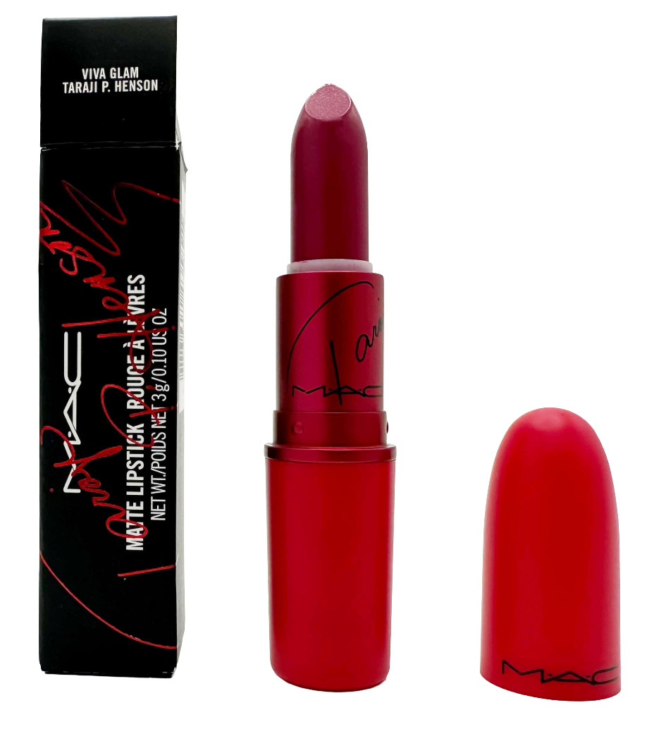MAC VIVA GLAM Taraji P. Henson Matte Rossetto Professionale Nuovo