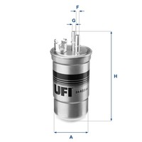 UFI Kraftstofffilter 24.433.00 Filtereinsatz FüR Mondeo BWY B4Y Ford B5Y 3 16V