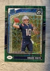 Panini Donruss Optic Rated Rookie Drake Maye Green Velocity Prizm look at pics!