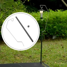 Camping Lantern Stand Planter Holder Lamp Pole for Travel Backpacking Hiking