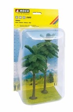 NOCH,2 Palm trees, 15 and 19 cm, , NOC21972