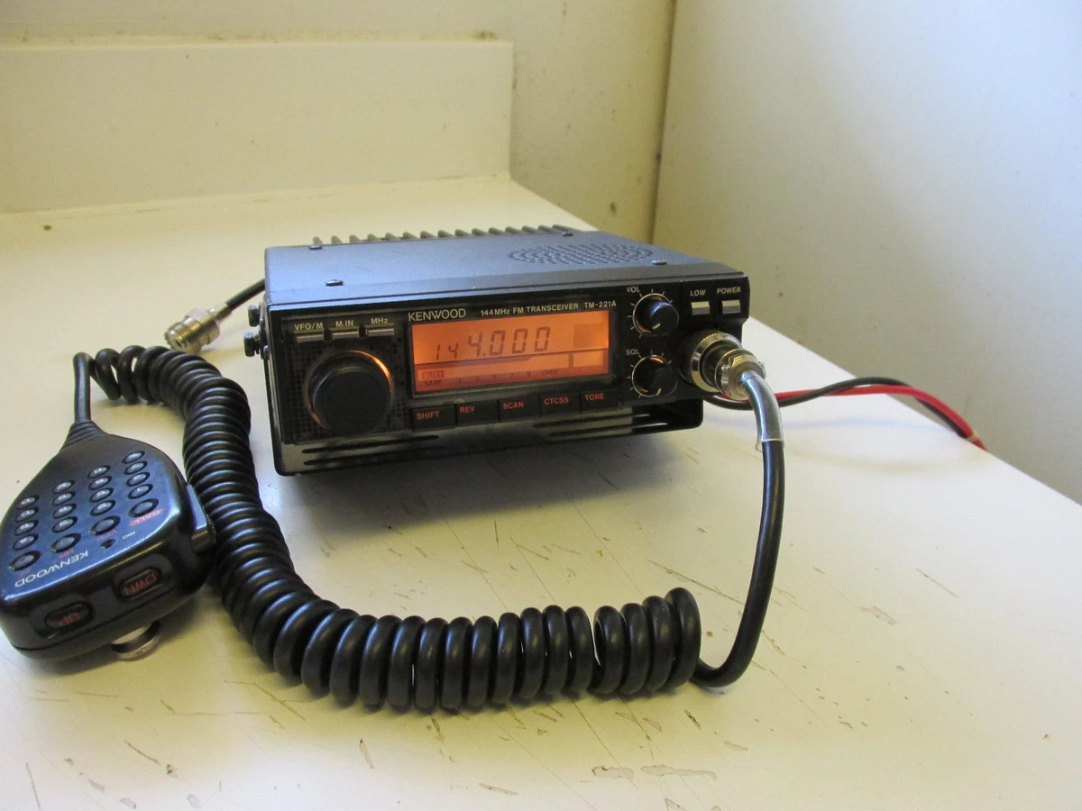 Kenwood TM-221A 2 Meter 144 MHZ FM Transceiver With Mic | eBay