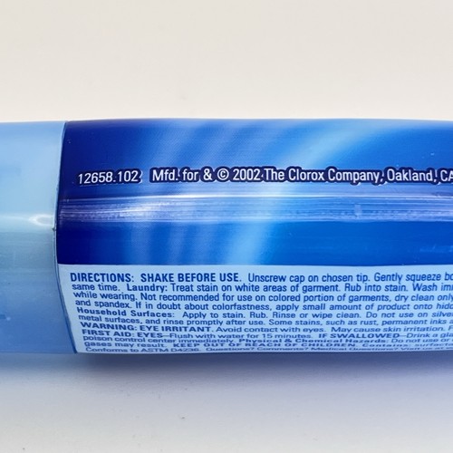 Clorox Bleichstift Gel doppelte Spitze Schrubber Spitze eingestellt 2,0 Oz. Neu - Bild 4 von 7