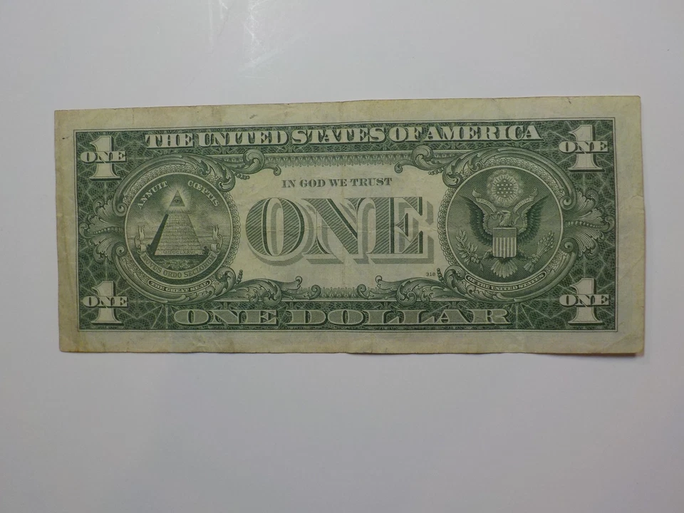 Silver Certificate 1957 1 Dollar Bill Star Note Paper Money Currency American  - Image 2 of 2