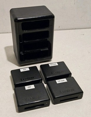 Lexar Professional Workflow HR1 Black USB 3.0 Reader Hub w/ 2x CFR1 2x CR1
