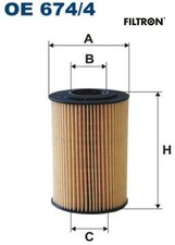 FILTRON OE674/4 Ölfilter Motorölfilter für Hyundai für Kia 
