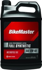 BikeMaster 10W40 Full Synthetic Oil - Case of 4 Gallons 532323 50.99 per gallon