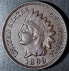 1899 INDIAN HEAD CENT - With LIBERTY & DIAMONDS