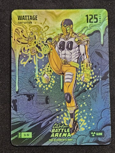 2026 Bo Jackson Battle Arena Slime Glow SSP SP Case Hit Wattage TJ Watt