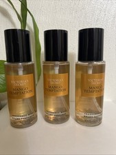 3 VICTORIA'S SECRET MANGO TEMPTATION FRAGRANCE MIST BODY SPRAY TRAVEL SIZE 2.5OZ
