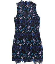 GUESS Womens Midnight Magic Sheath Mini Dress, blueblack, 8