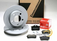 Zimmermann Bremsscheiben Ø 255 Mm + BremsbeläGe Hinten FüR Seat Leon