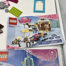 Incomplete LEGO 41066 41062 Disney Let it go sets - mostly bricks, few figures