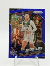 2025 Panini Prizm WNBA #129 Alysha Clark Blue Velocity Prizm