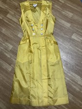 1940  s UniFemme Fashion Uniform, Gold, Sz 8, 100  Nylon, Old Stock