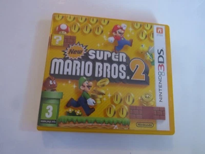 New Super Mario Bros 2 (Nintendo 3DS,cib uk pal uk tracked post - Image 1 of 4