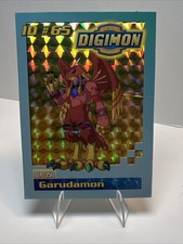 CREASED 1999 Bandai Digimon Digital Monsters Garudamon #65 Gold Foil DP 350