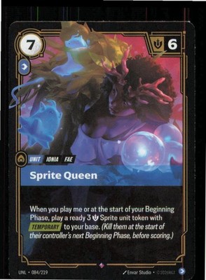 Sprite Queen 084/219 Rare Unleashed Riftbound Near Mint