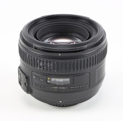 Nikon AF-S NIKKOR 50mm f/1.4 G Autofocus Lens, Black {58}(China)