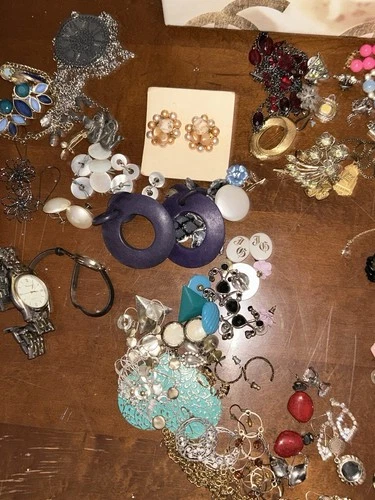 Vintage & Modern Costume Jewelry Lot – Necklaces, Earrings, Bracelets, Brooches