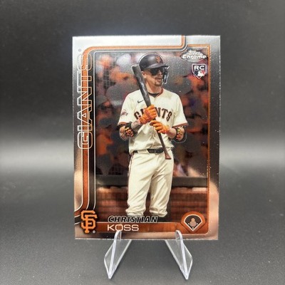 2025 Topps Chrome Update Series - Christian Koss #USC26 (RC) Giants ROOKIE MLB