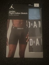 Boxer uomo Jordan Flight cotone confezione da 3 pezzi taglia S multicolore JM0622-B9F
