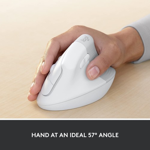 Logitech Lift for Business Vertical Ergonomic Mouse Wireless Bluetooth or Sec... - Picture 4 of 8