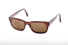 Warby Parker Beckett 230 Sunglasses Striped Chesnut 50-17-145 Great Condition