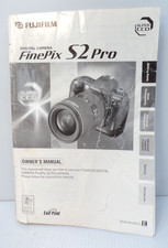 FujiFilm FinePix S2 Pro Digital Camera Original Instruction Manual