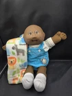 Cabbage Patch Kids Doll Black African American Boy 1983 Bald Original Outfit HM2