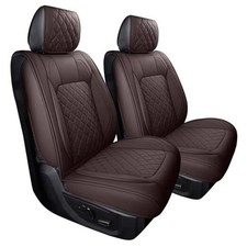 Seat Covers for Dodge Ram Custom Fit 2009-2026 1500 2500 2 PCS Front/Brown