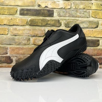 Mens Size 8 - PUMA Mostro Perforated Leather Pack Black White