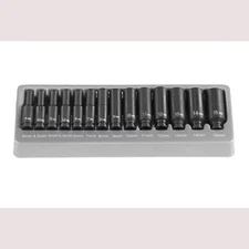 Grey Pneumatic 9714MD 1/4" Surface Drive 14 Piece Deep Metric Set