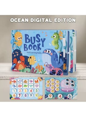 Busy Book Quiet Book Montessori Baby Toys for Children Early Learning Education