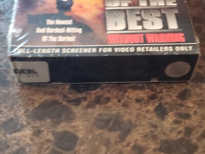 BRAND NEW Best of the Best 4 Without Warning (VHS; 1994) RARE