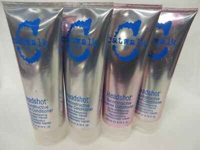 TIGI CATWALK HEADSHOT RECONSTRUCTIVE INTENSE CONDITIONER 6.7 OZ (Lot of 4)