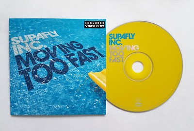 SUPAFLY INC Moving too fast 2-track + Video CD Single Card sleeve