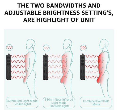 Red Light Therapy Device,RL-100 PrunGo 120W Device Panel- Brand New Damaged Box - Picture 10 of 14