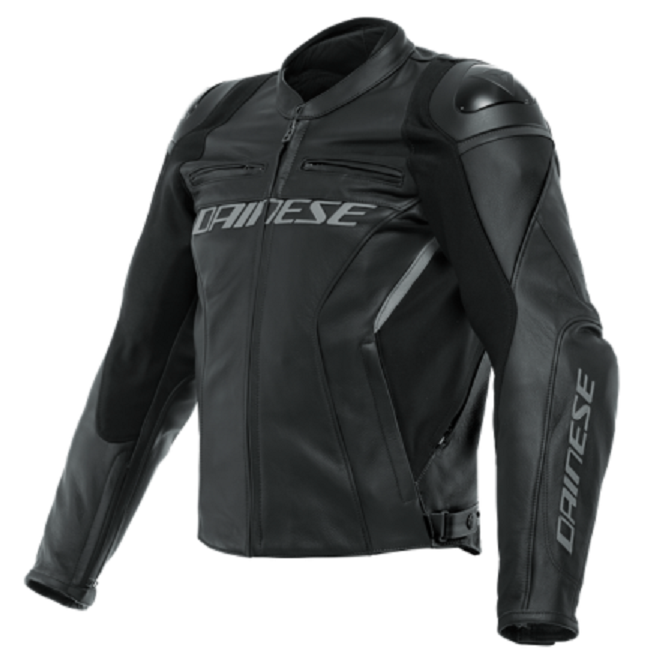 Dainese Racing 4 Black Leather Motorcycle Jacket Size 48 | eBay